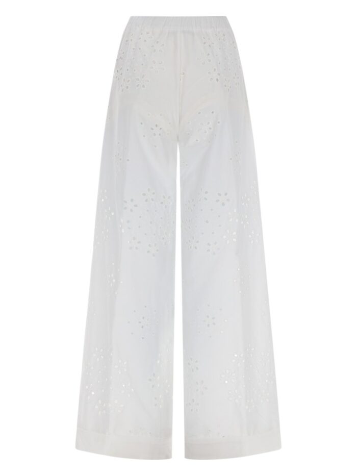 Herno PANTALONE TRAFORATO CON RICAMO SANGALLO
