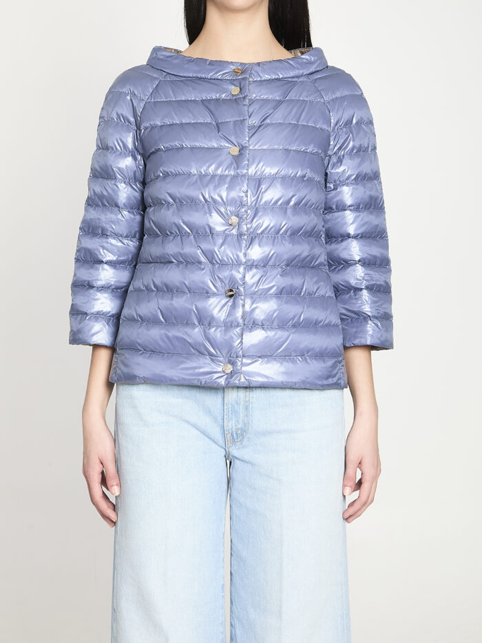 Herno Reversible short down jacket