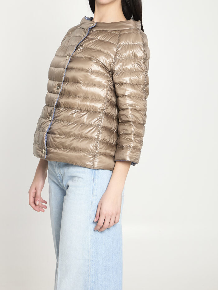 Herno Reversible short down jacket