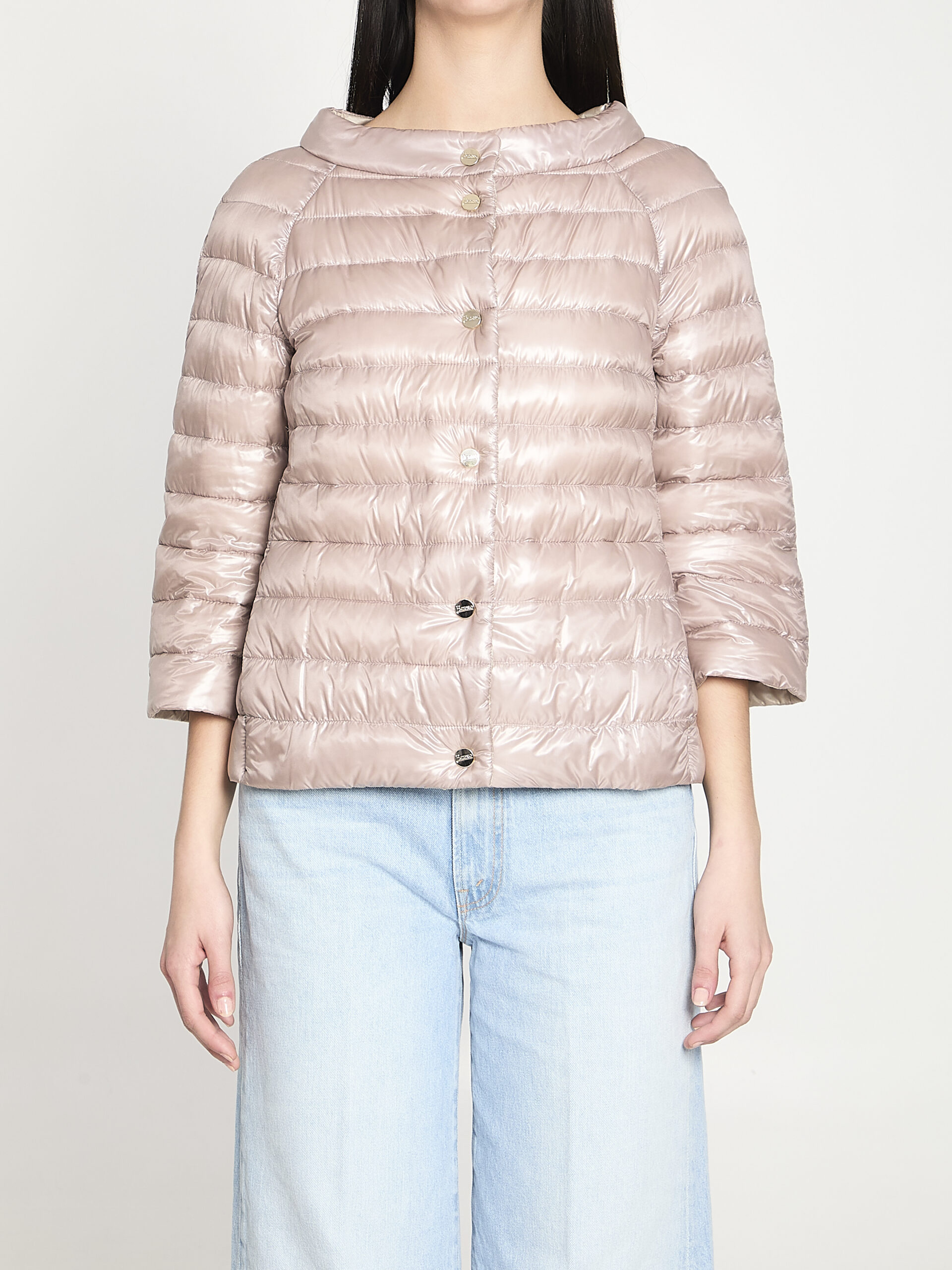 Herno Reversible short down jacket