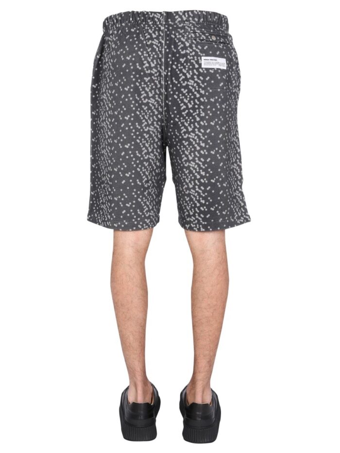 HERON PRESTON BERMUDA WITH RUBBER LOGO