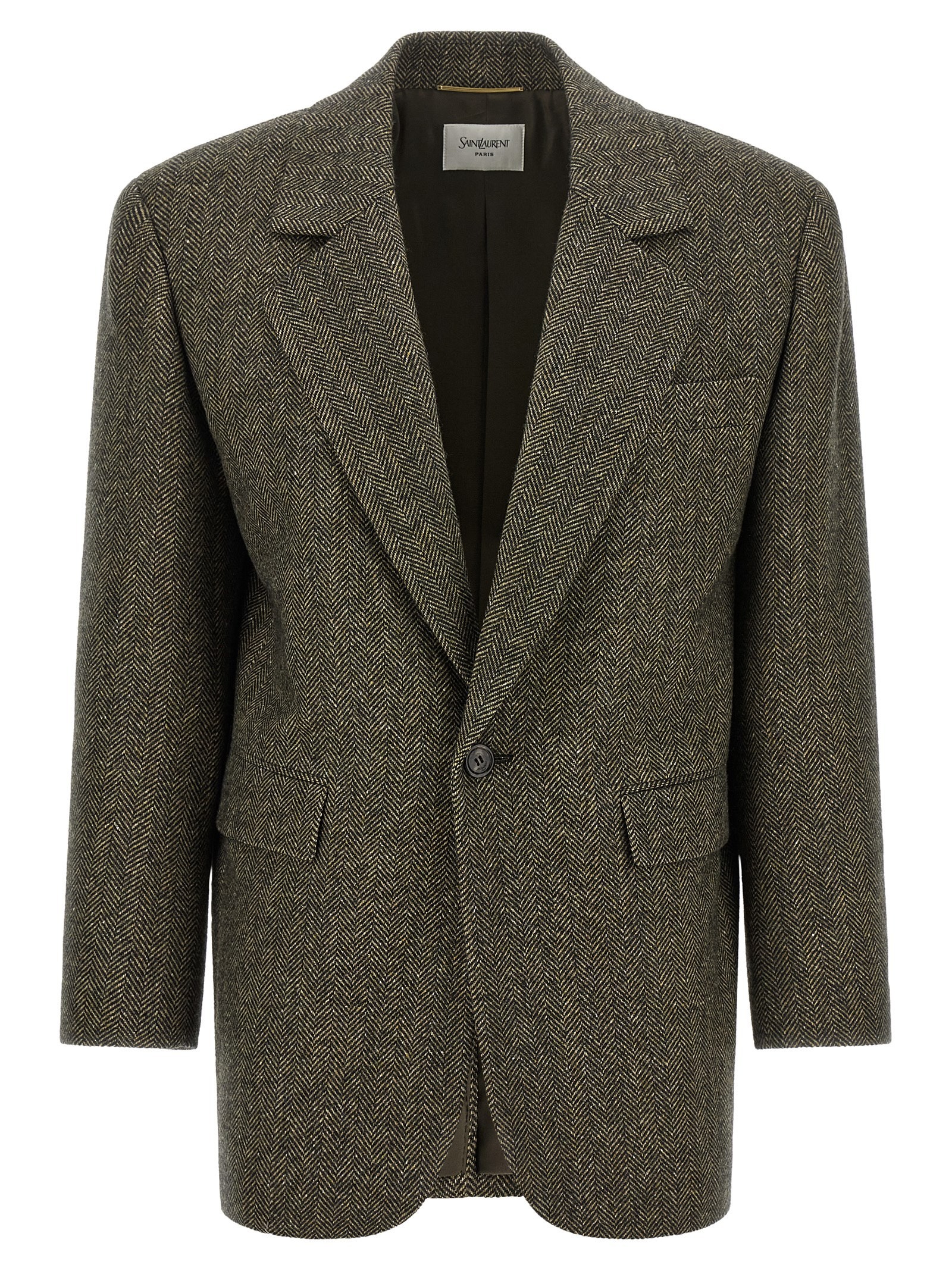 Saint Laurent Herringbone Blazer