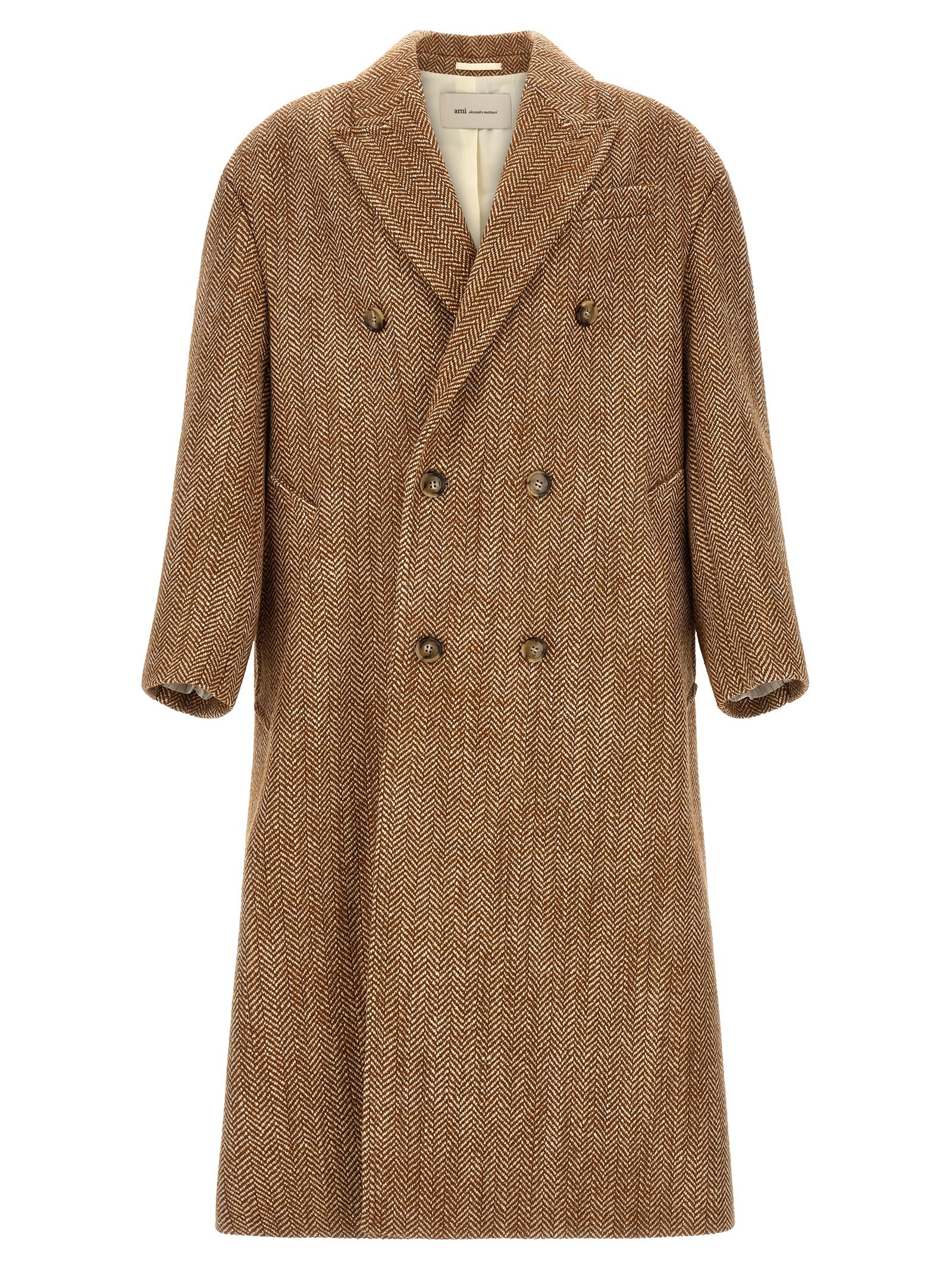 AMI PARIS Herringbone Coat