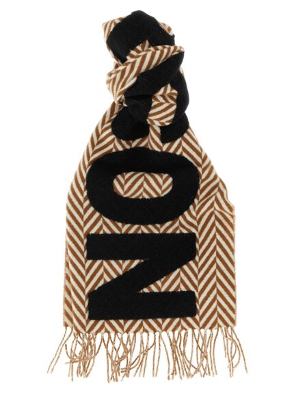 J.W.ANDERSON 'Herringbone Logo' Scarf