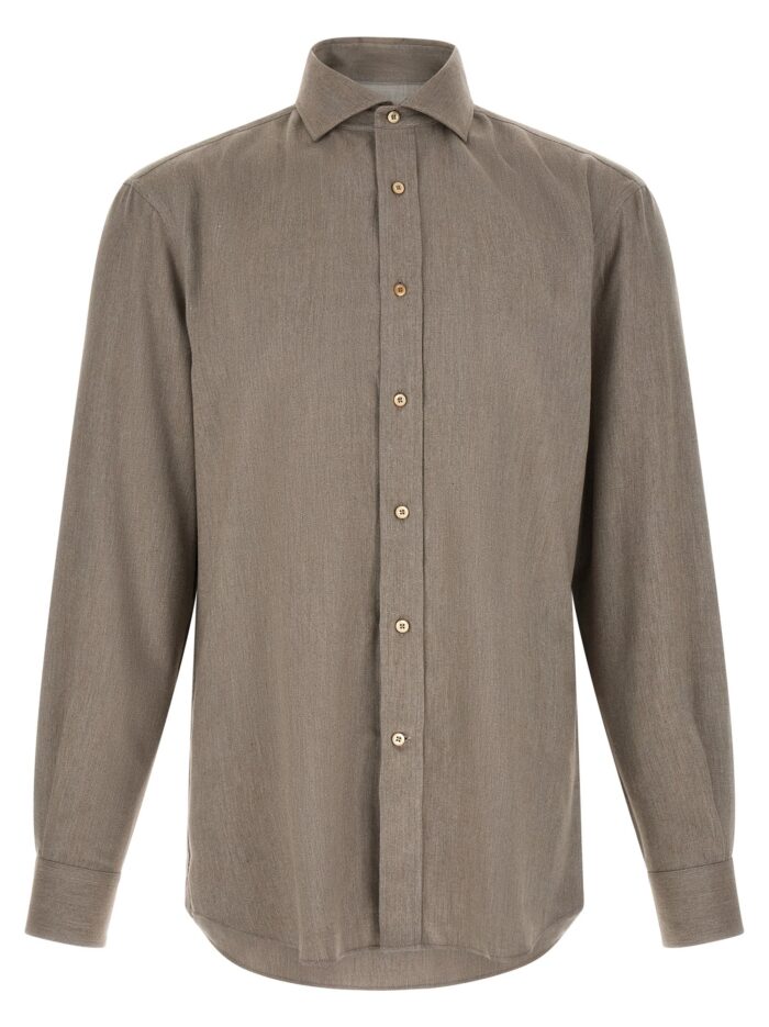 brunello cucinelli herringbone shirt Brunello Cucinelli Herringbone Shirt