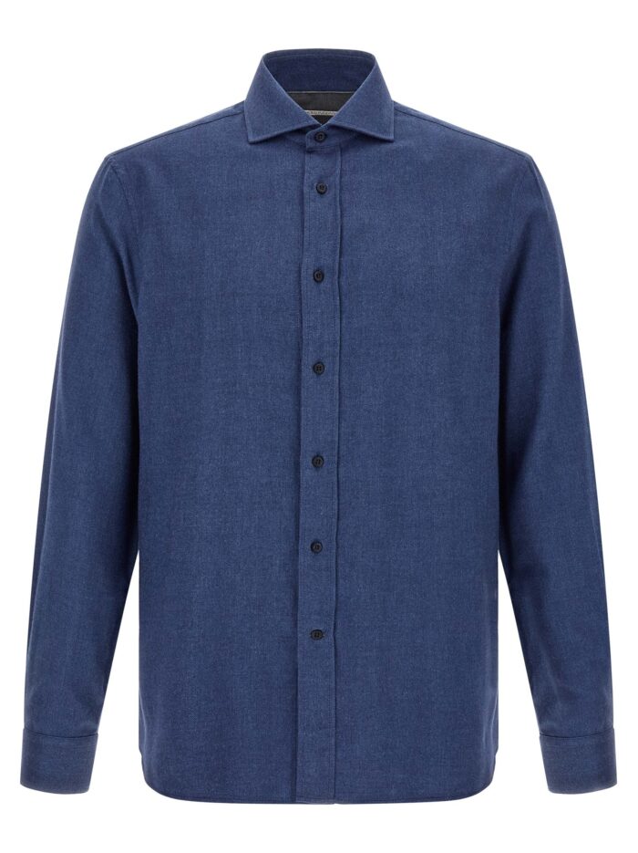 brunello cucinelli herringbone shirt Brunello Cucinelli Herringbone Shirt