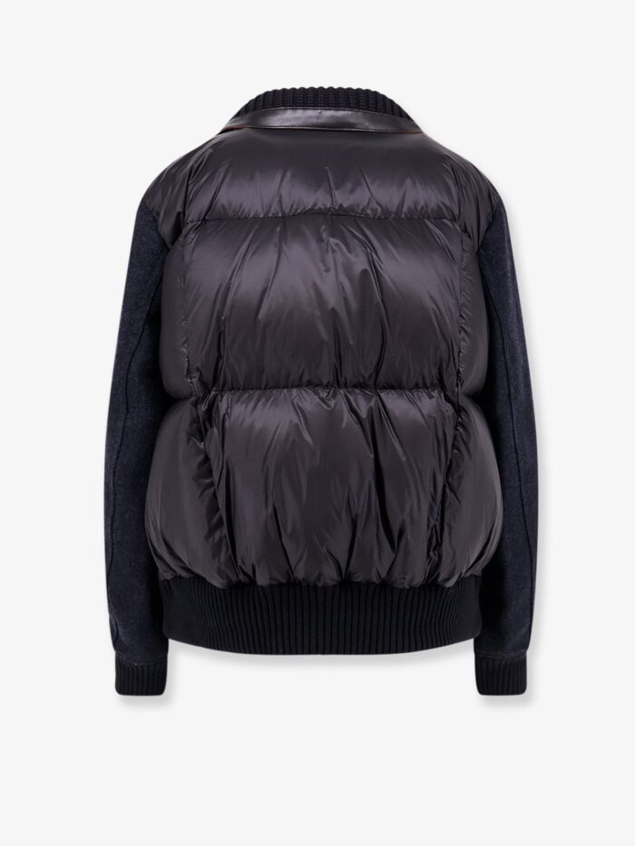 SACAI Herringbone Wool Padded Bomber