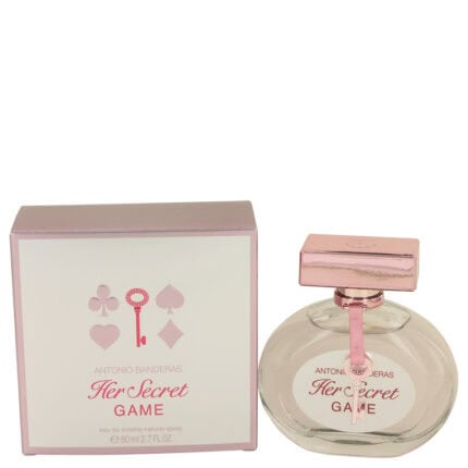Her Secret Game By Antonio Banderas - Eau De Toilette Spray 2.7 Oz