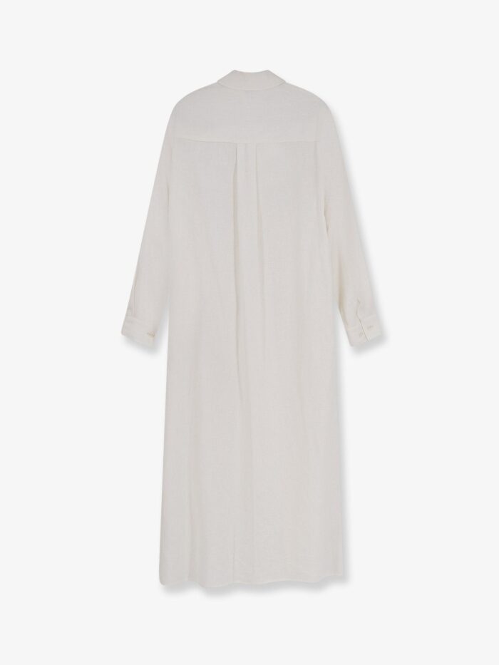 Hevo Arigliano Linen And Viscose Chemisier Dress