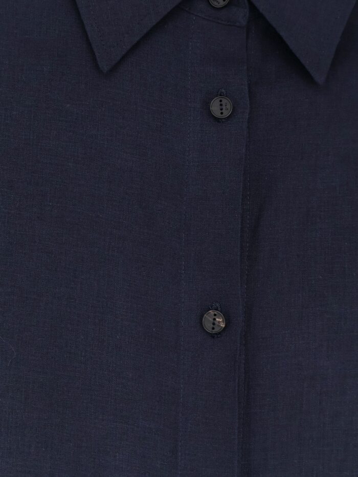 Hevo Arigliano Linen And Viscose Chemisier Dress