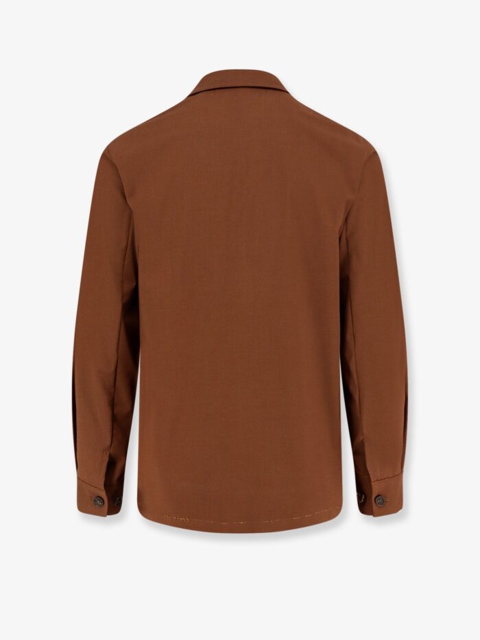 hevo bari oversized wool blend shirt Hevo Bari Oversized Wool Blend Shirt
