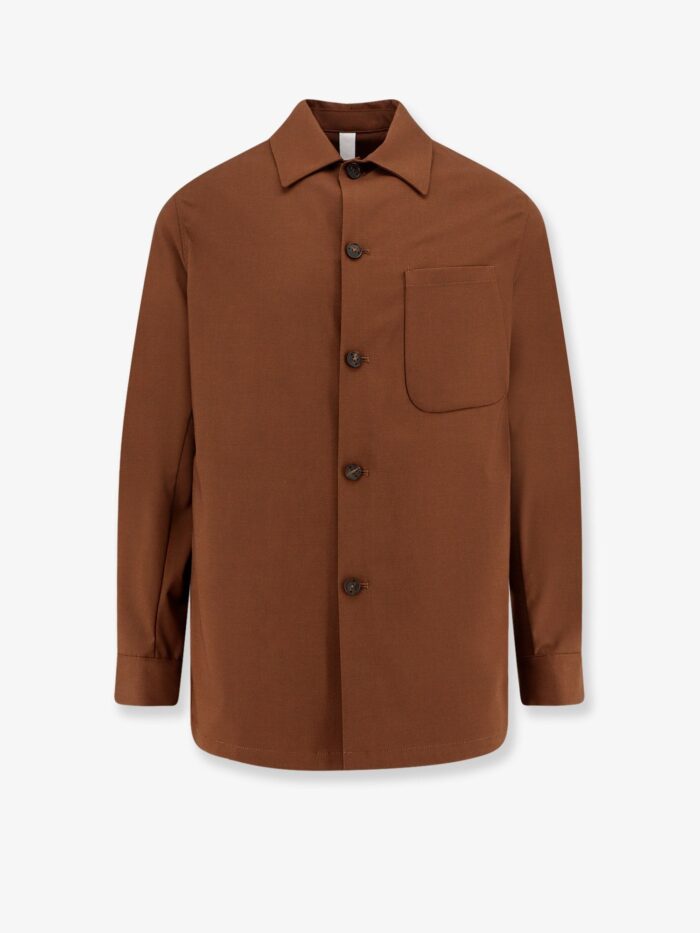 hevo bari oversized wool blend shirt Hevo Bari Oversized Wool Blend Shirt