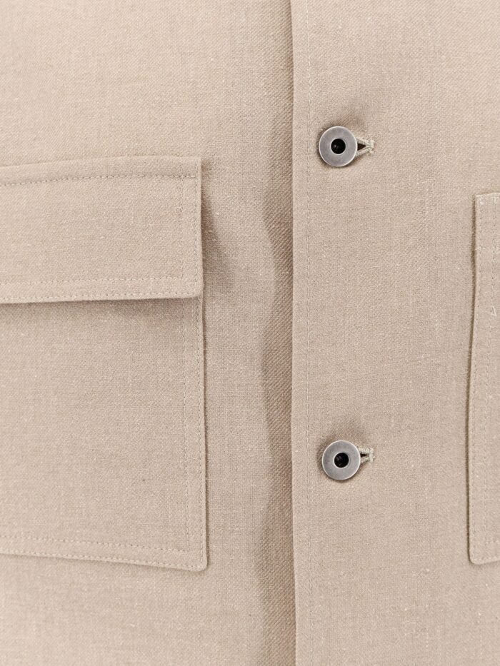 Hevo Castelluccio Cotton And Linen Jacket