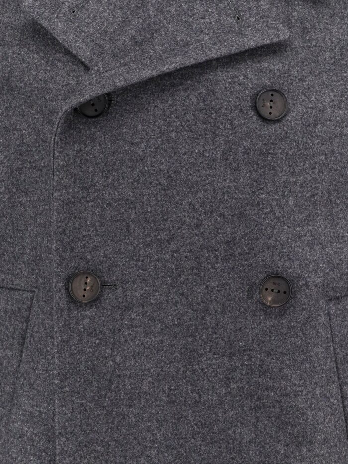 Hevo Double-breasted Virgin Wool Blend Coat