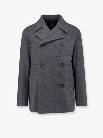 Hevo Double-breasted Virgin Wool Blend Coat