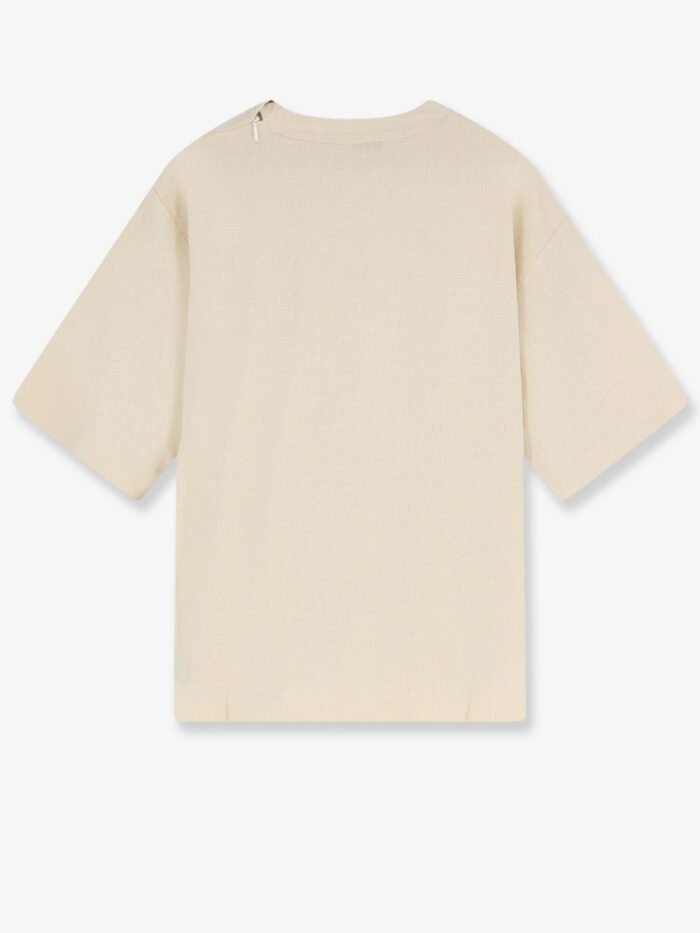 Hevo Ripalta Linen And Viscose Blend T-shirt
