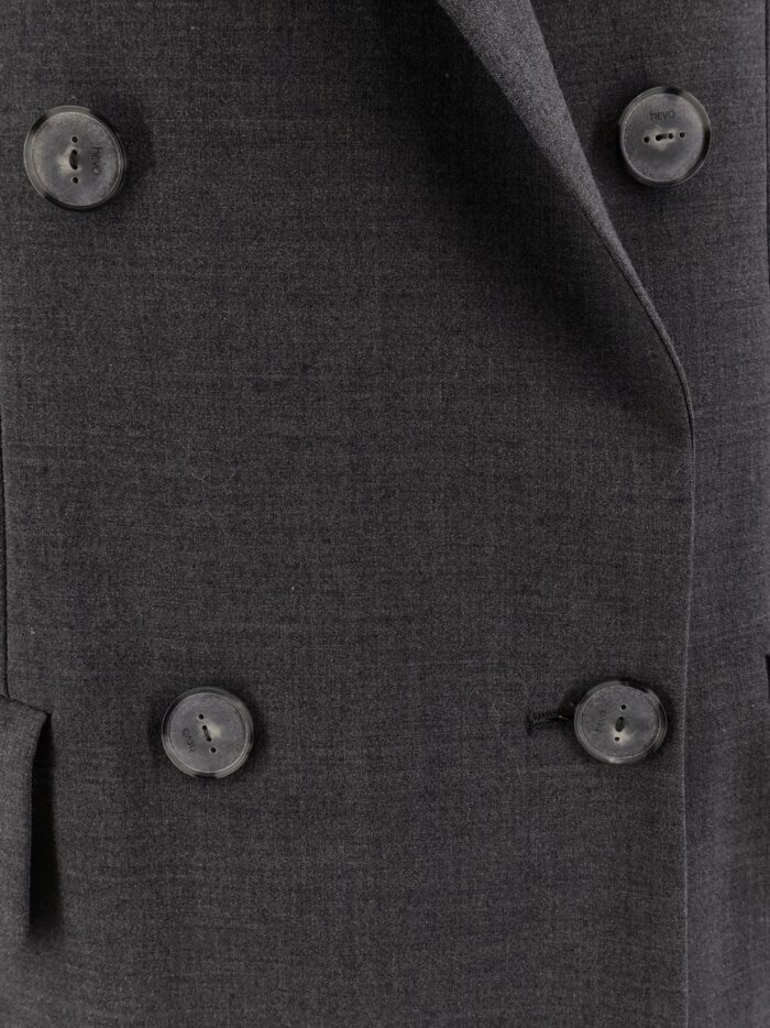 Hevo Rocchetta Double-breasted Wool Blend Suit