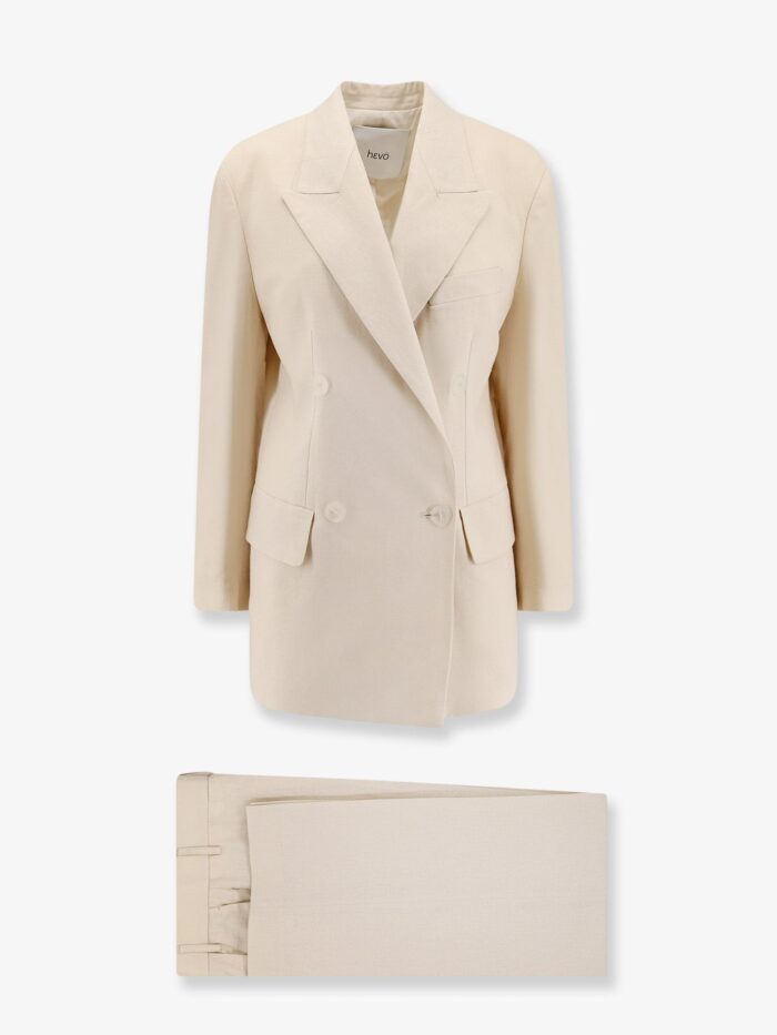 Hevo Rocchetta Linen And Viscose Suit