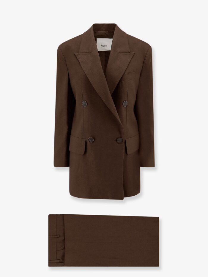 Hevo Rocchetta Linen And Viscose Suit