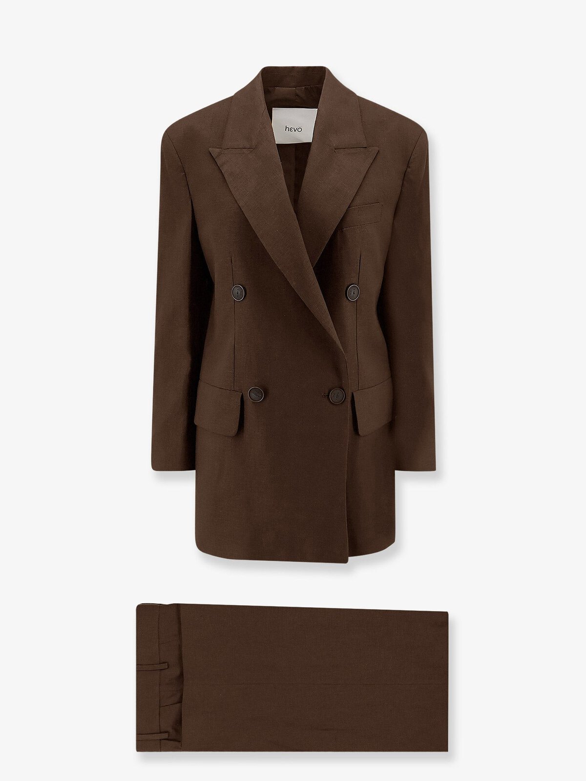 Hevo Rocchetta Linen And Viscose Suit