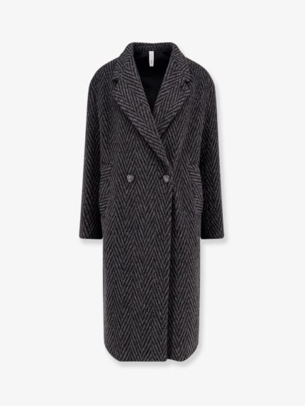 Hevo Santa Cesarea Wool Blend Coat