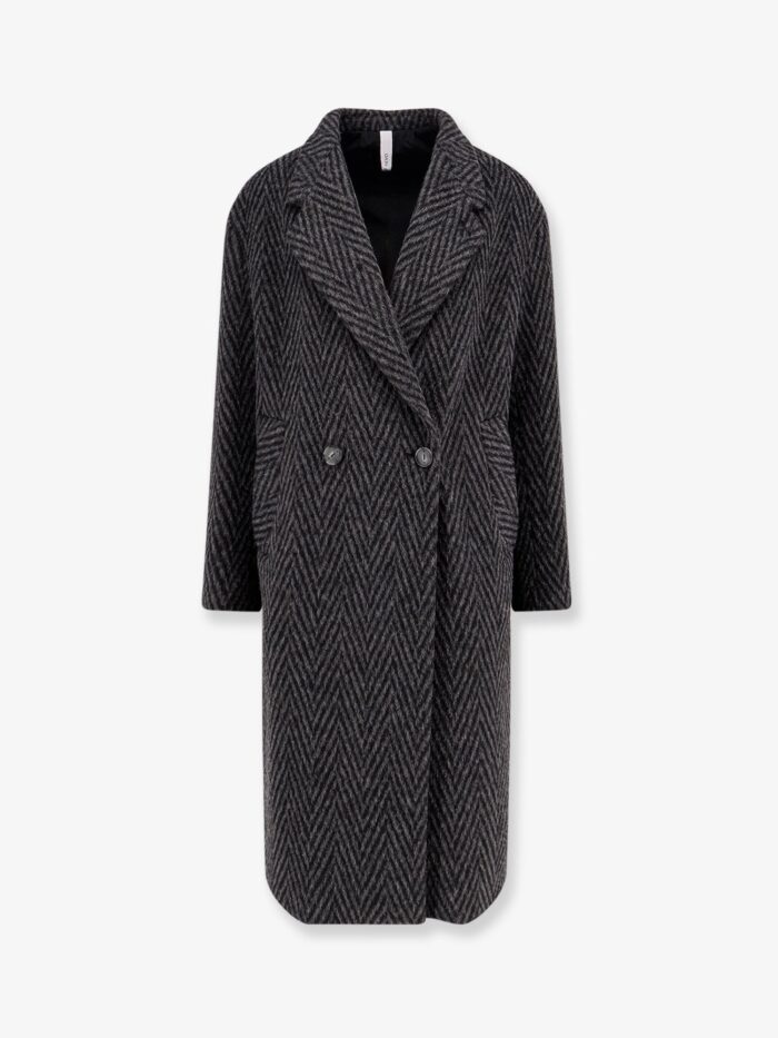 Hevo Santa Cesarea Wool Blend Coat