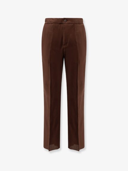 Hevo Torre Chianca Linen And Viscose Trousers