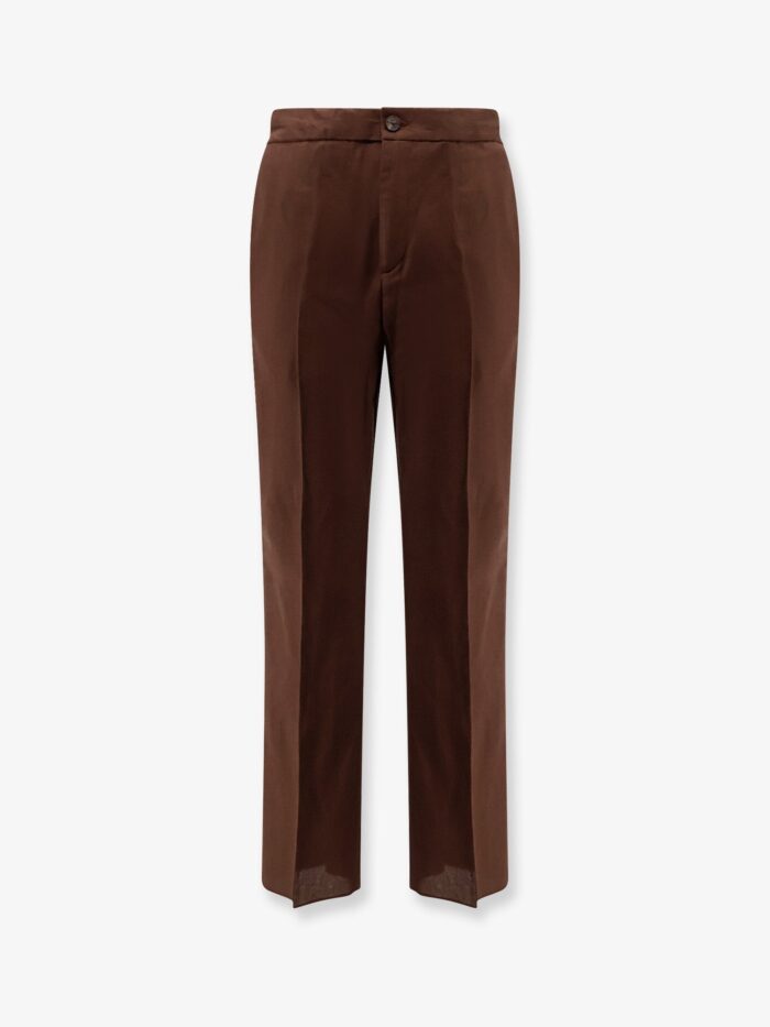 Hevo Torre Chianca Linen And Viscose Trousers
