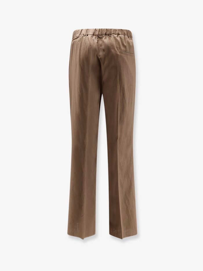 Hevo Torre Chianca Linen And Viscose Trousers