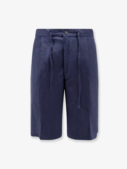 Hevo Torre Lapillo Linen And Viscose Shorts