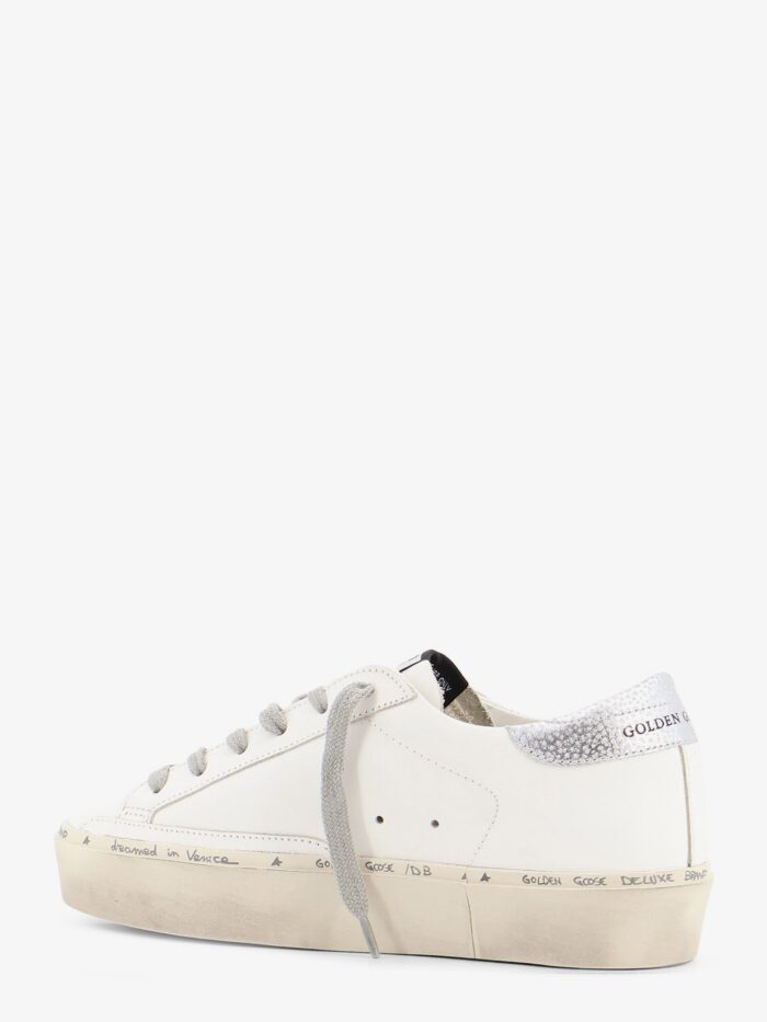 Golden Goose Deluxe Brand Hi-Star Leather Sneakers With Iconic Side Logo