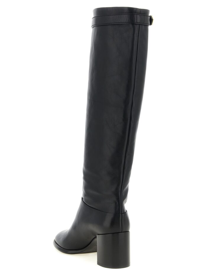 PRADA High Boots With Buckle And Logo