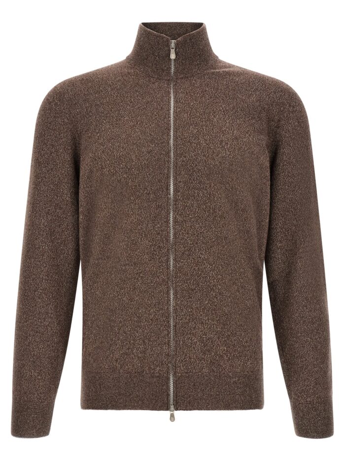 brunello cucinelli high neck cardigan with zip Brunello Cucinelli High Neck Cardigan With Zip