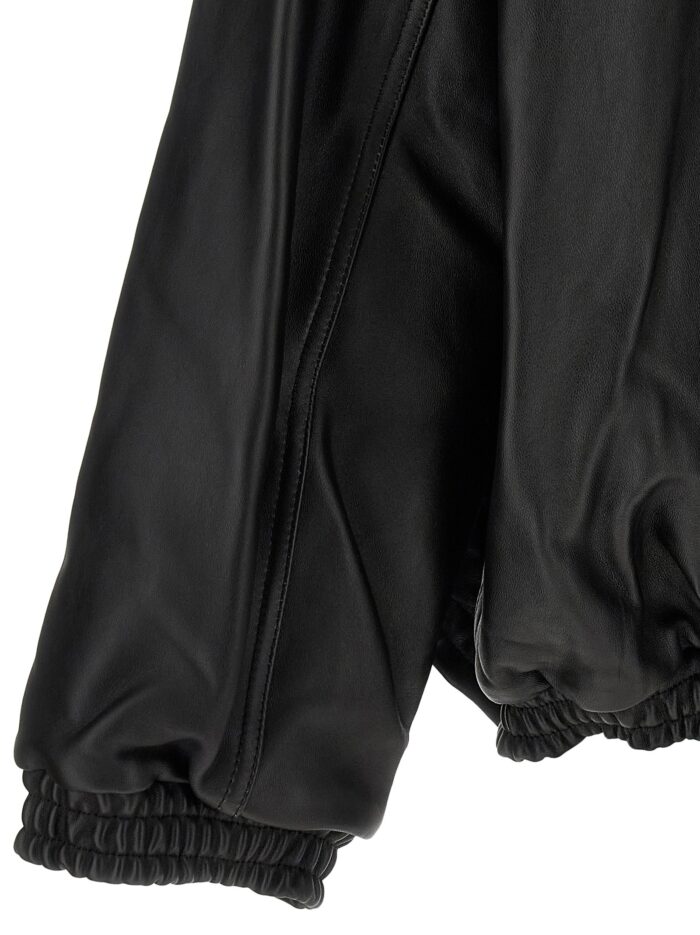 SSSTEIN High Neck Leather Jacket