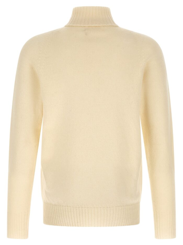 MA'RY'YA High Neck Sweater With Slits