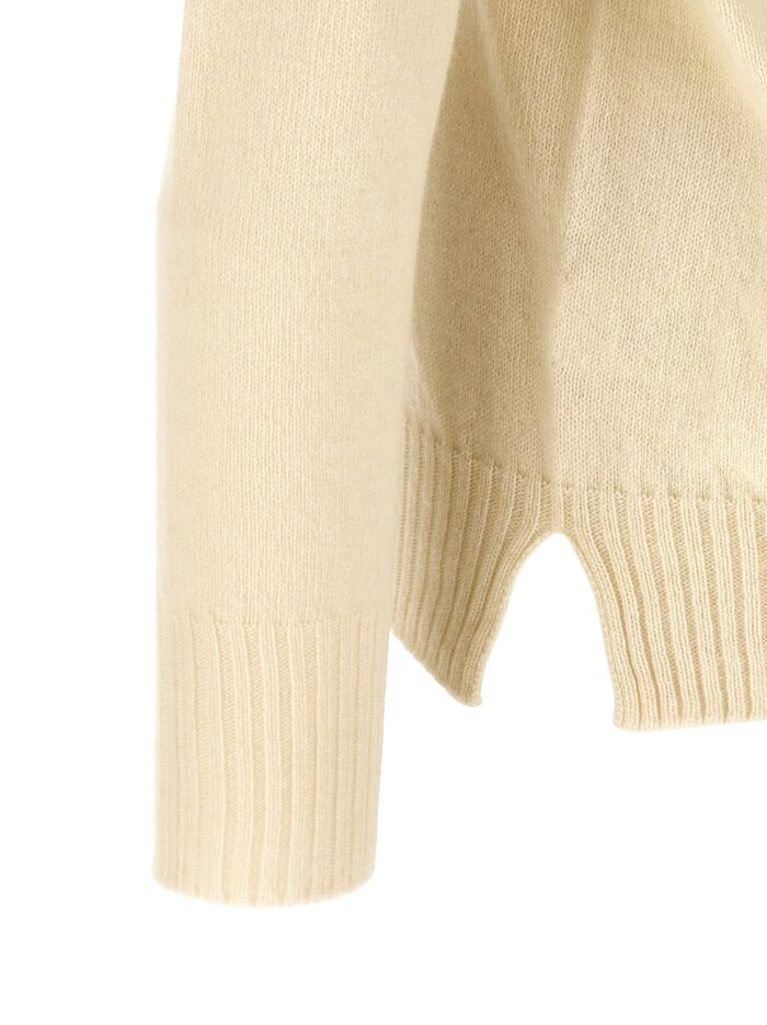 MA'RY'YA High Neck Sweater With Slits