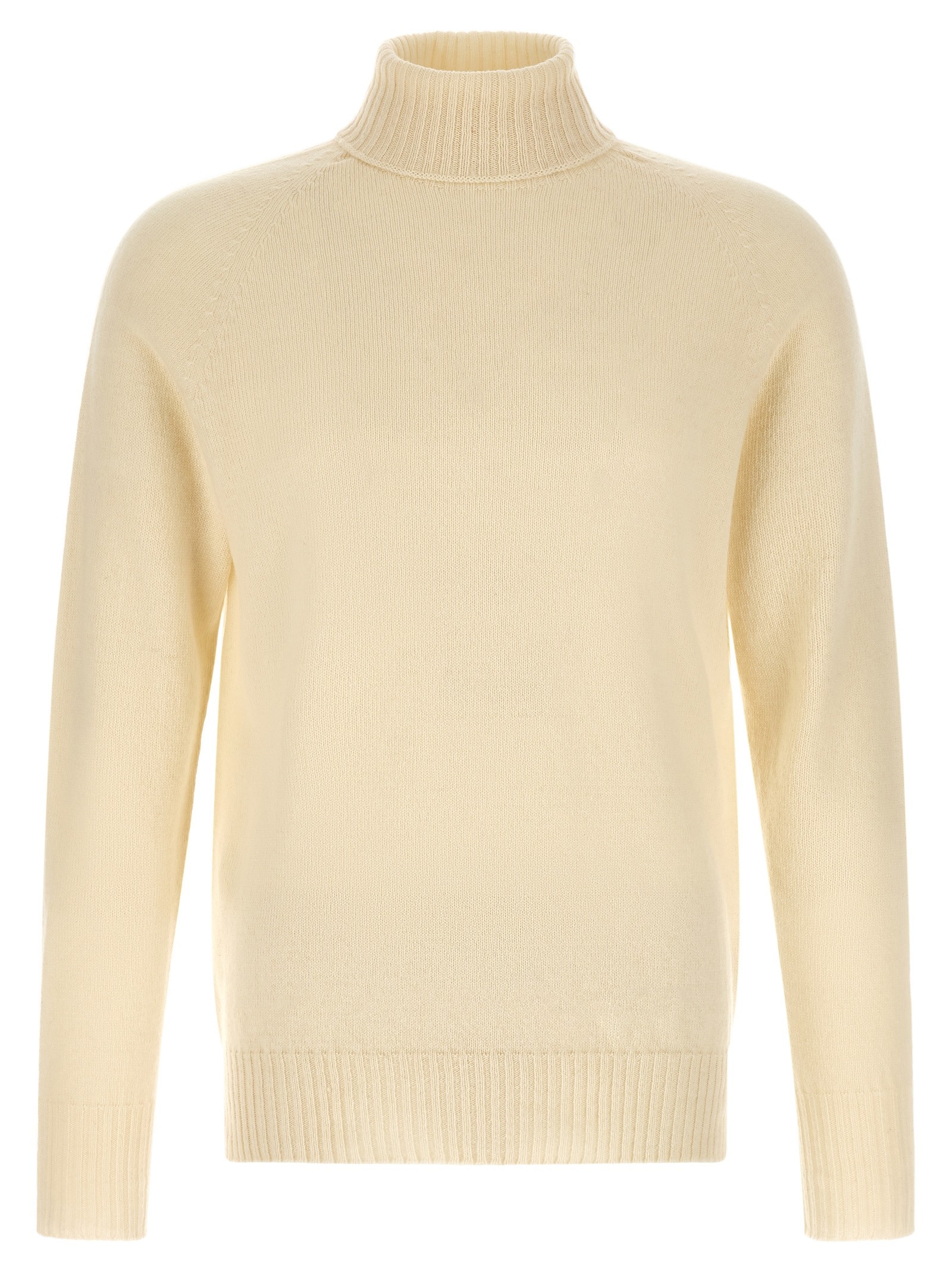 MA'RY'YA High Neck Sweater With Slits