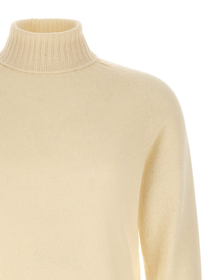 MA'RY'YA High Neck Sweater With Slits