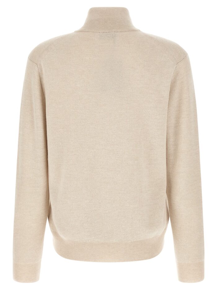 BRIONI High Neck Sweater With Zip
