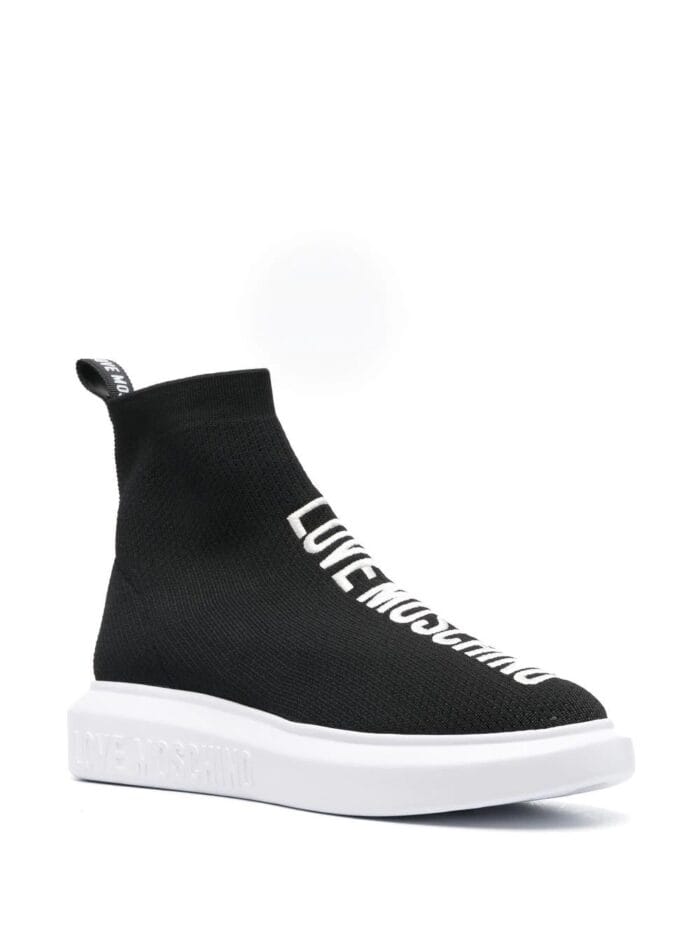 High Top Textile Shoes