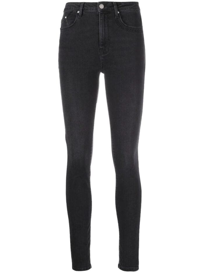 High Waist Skinny Denim Pants