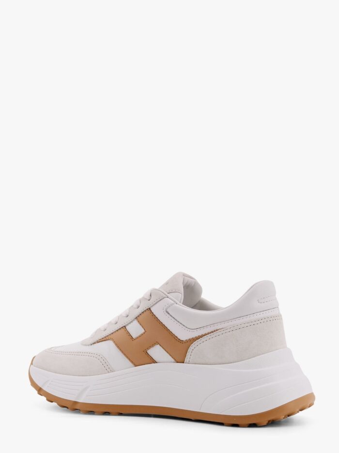Hogan H669 Leather Sneakers With Oversize Sole