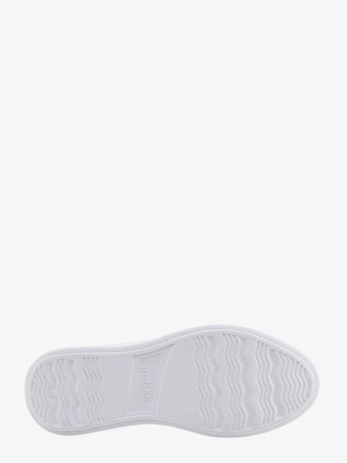 Hogan Leather Sneakers With Glittered Patch
