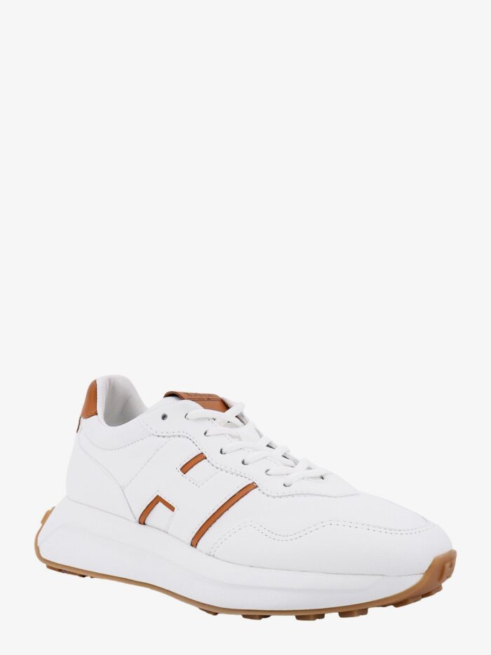 Hogan Leather Sneakers With Logo On The Side