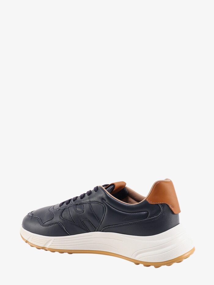 Hogan Leather Sneakers With Stitched Logo