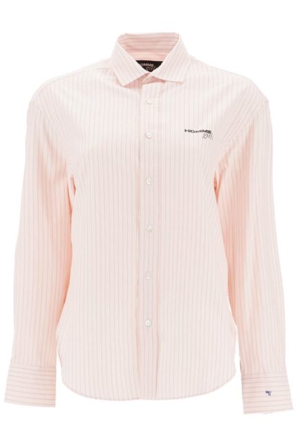 HOMME GIRLS Striped Oxford Shirt For Men