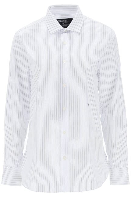 HOMME GIRLS Striped Poplin Shirt