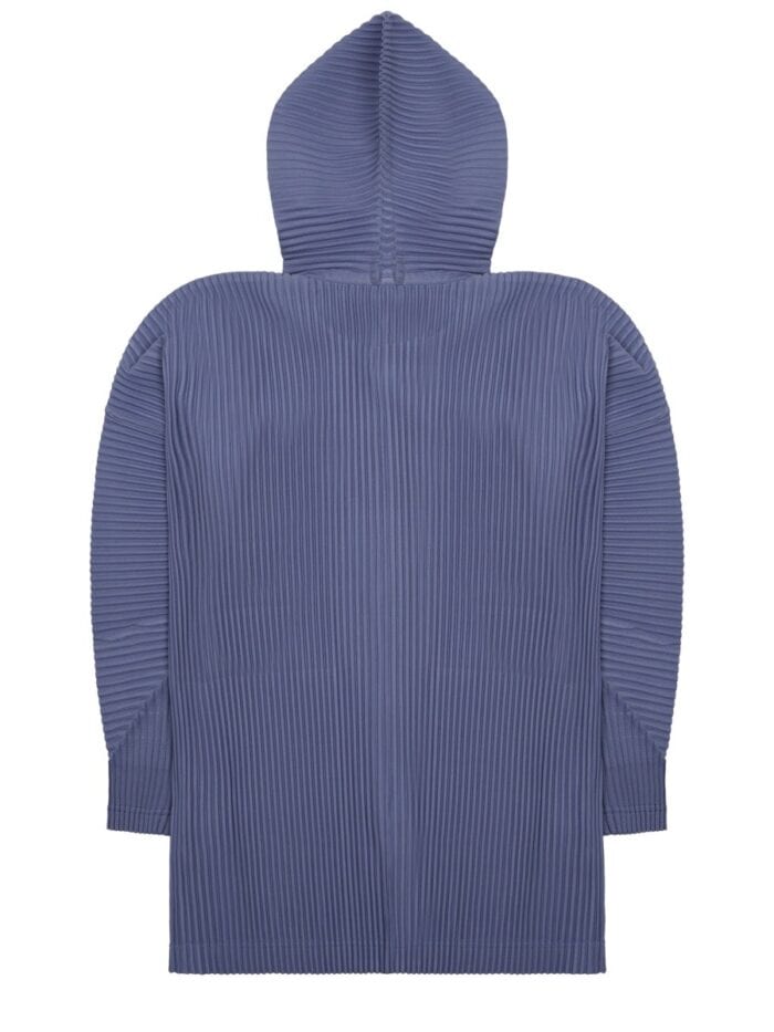 HOMME PLISSE ISSEY MIYAKE FELPA PLISSETTATA CON BOTTONI