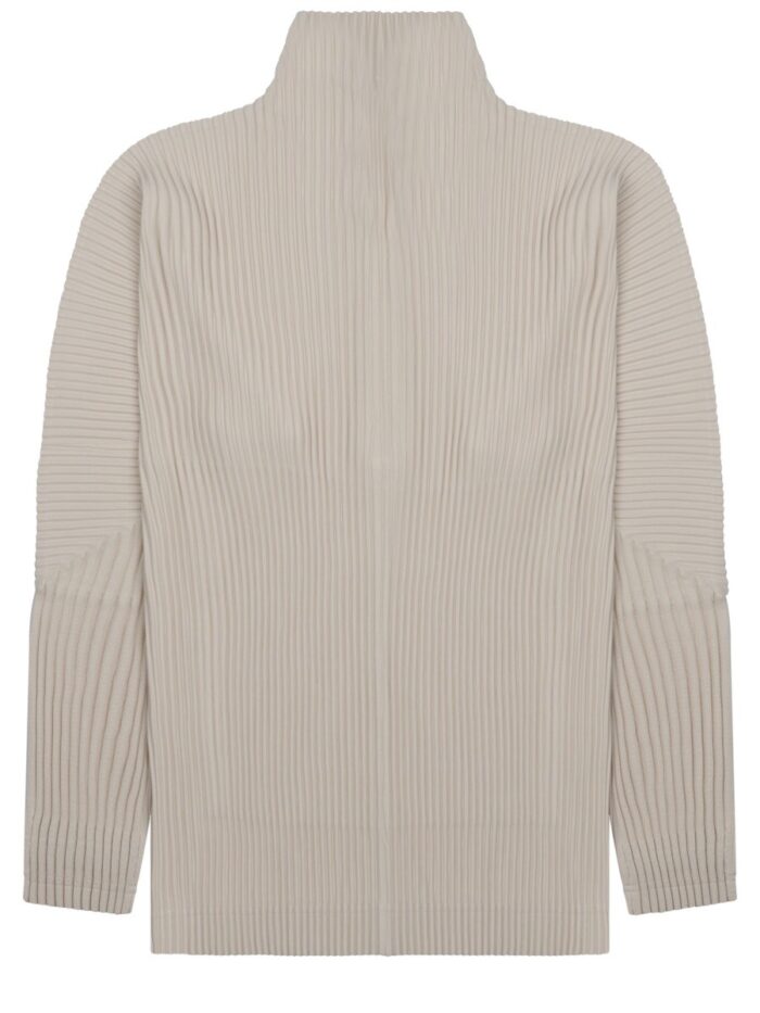 HOMME PLISSE ISSEY MIYAKE FELPA PLISSETTATA CON ZIP