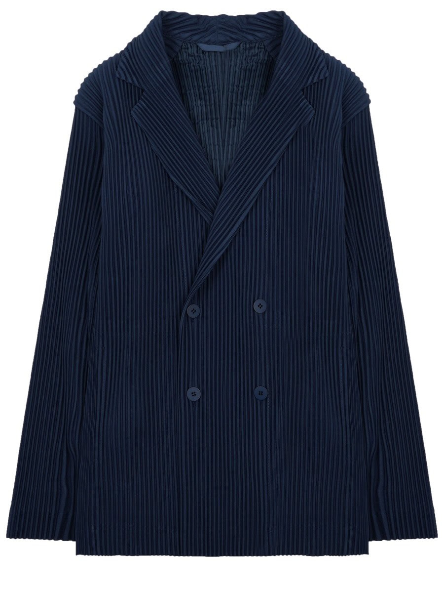 HOMME PLISSE ISSEY MIYAKE GIACCA PLISSETTATA DOPPIOPETTO